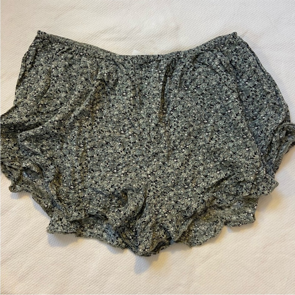 Brandy Melville green and black Florian shorts